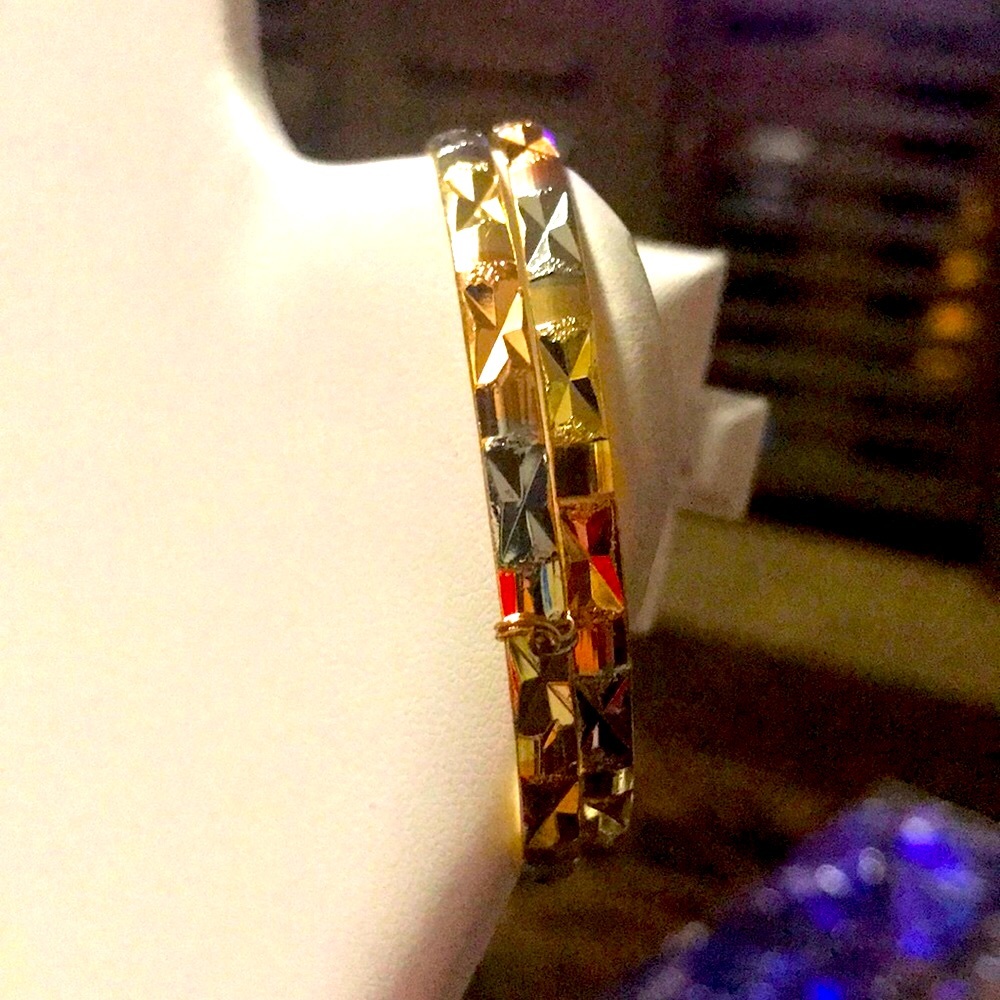 Egyptian gold earrings - Picture 3 of 7